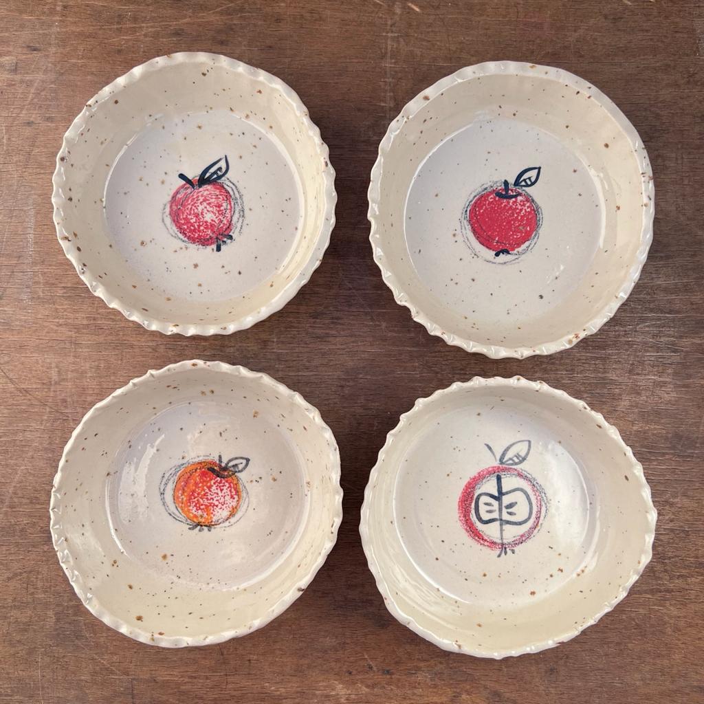 Pirottini/stampini mela per crostatine - Ceramica di Stagione
