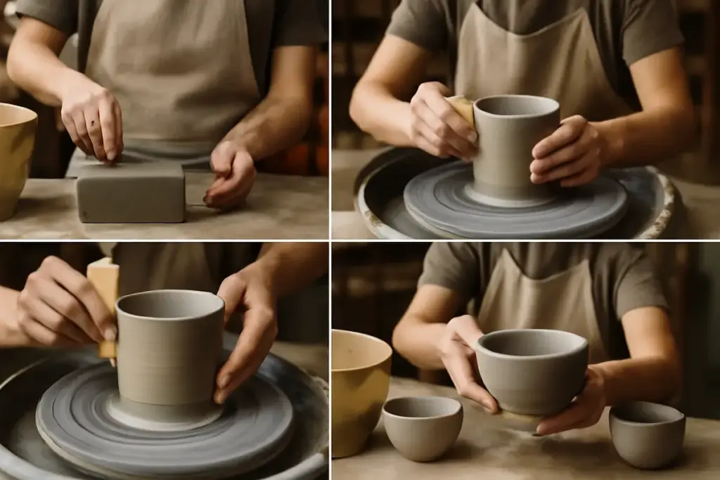 Come si lavora la ceramica al tornio? I passaggi che ottimizzano tempo e risultati