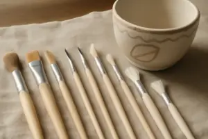 Pennelli per decorare la ceramica: guida pratica alle setole e alle forme più adatte