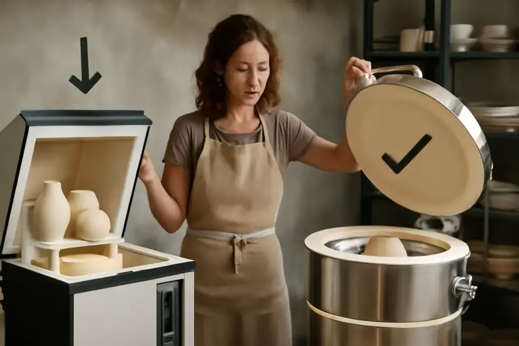 Che tipo di forno serve per ceramica artistica? I pro e i contro delle scelte possibili