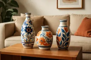 Vasi di ceramica decorati: il dettaglio artigianale che trasforma il tuo salotto
