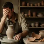 Qual è il momento più difficile nella vita di un artigiano ceramista? La lezione che ne nasce per chi vuole intraprendere