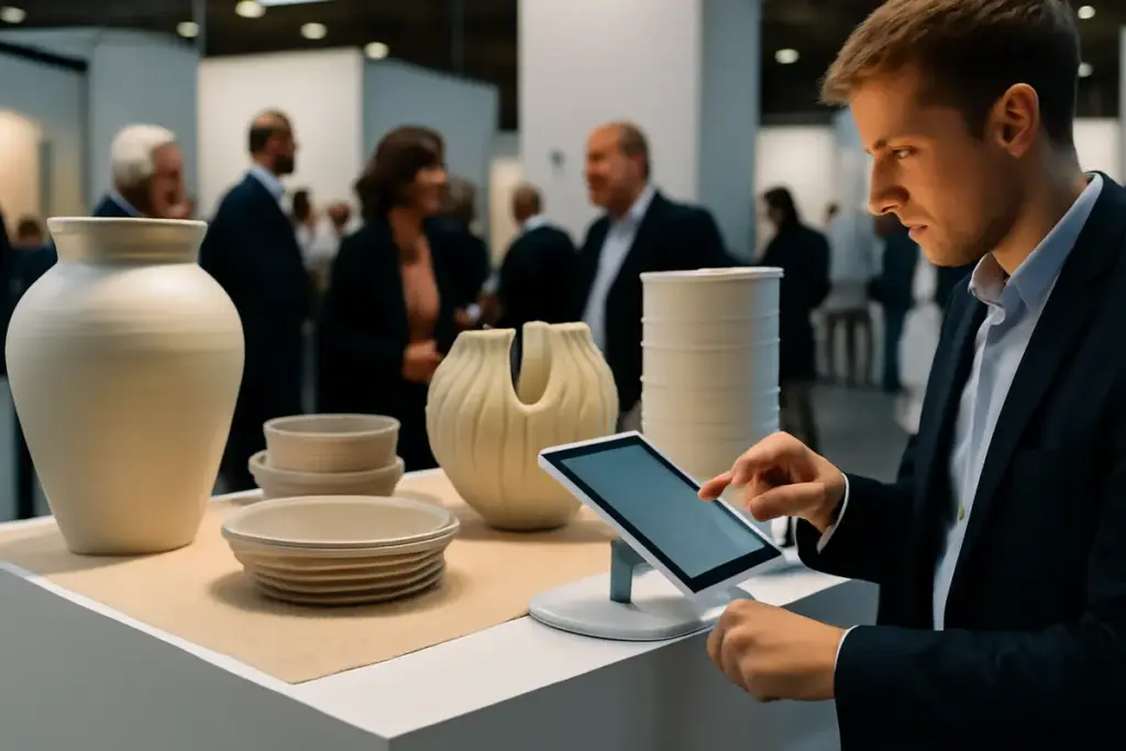 Ceramica contemporanea alle fiere internazionali: le tecniche innovative che rivoluzionano l’esposizione