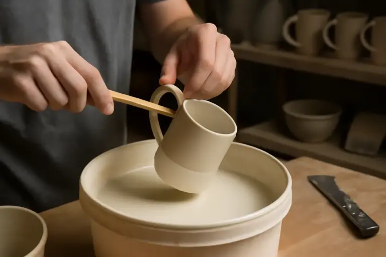 Come smaltare la ceramica a immersione senza sbavature? Il trucco che assicura un risultato uniforme