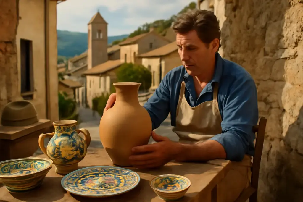 Qual è la storia dietro le ceramiche di un piccolo paese italiano? Un viaggio tra origini e rinnovamento artistico