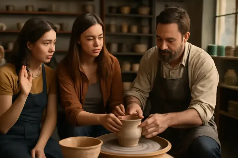 Dove trovare dimostrazioni dal vivo di modellatura della ceramica? Esperienze interattive per imparare direttamente dagli artisti