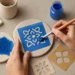 Come utilizzare mascherine e stencil nella decorazione ceramica? Consigli per motivi precisi senza sprechi