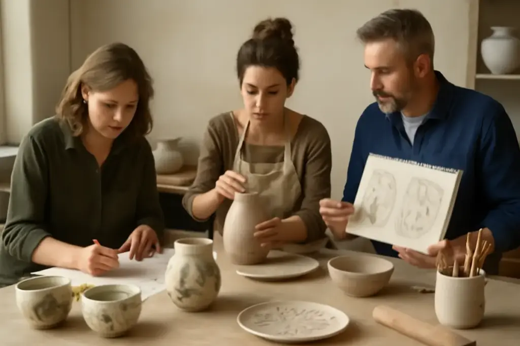 Come nasce una nuova collezione di ceramica artistica? Le fasi creative illustrate dai protagonisti