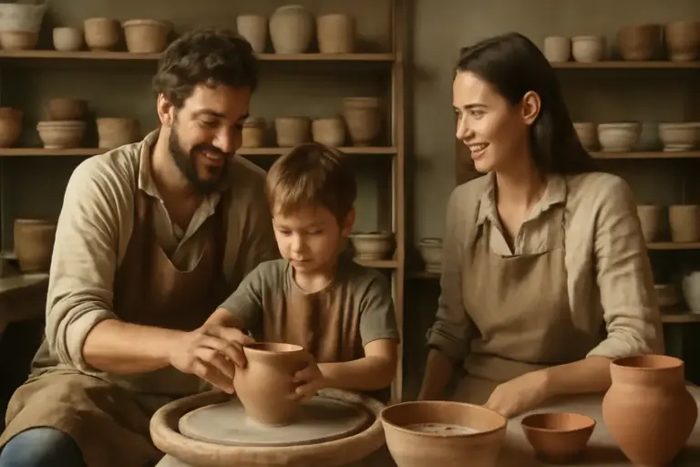 Come nasce una famiglia di ceramisti? Un racconto autentico dalla bottega al laboratorio